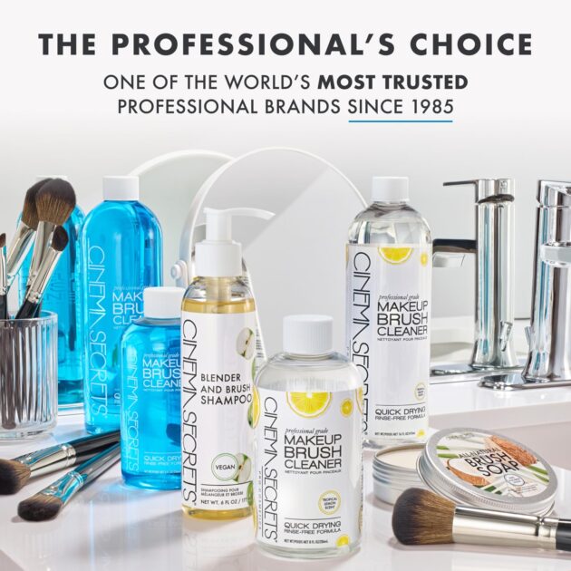 Cinema Secrets Original Blue Vanilla Makeup Brush Cleaner Solution