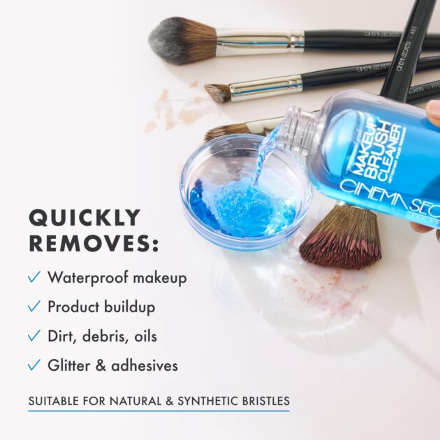 Cinema Secrets Original Blue Vanilla Makeup Brush Cleaner Solution