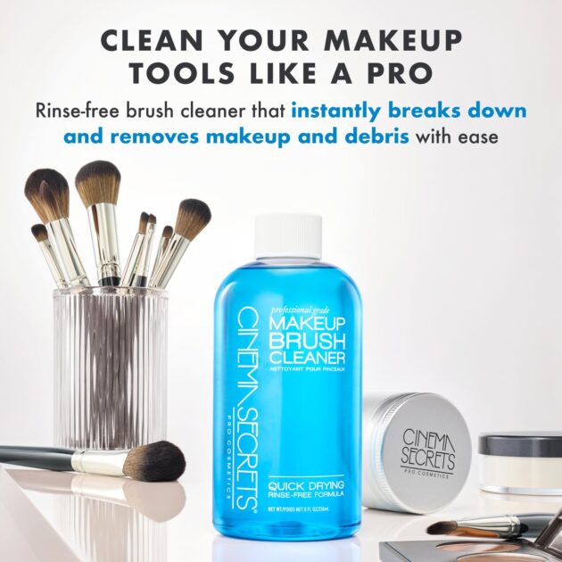 Cinema Secrets Original Blue Vanilla Makeup Brush Cleaner Solution