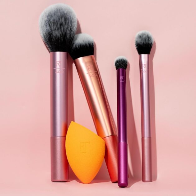 Real Techniques 5 Piece Everyday Essentials Makeup Brush Set